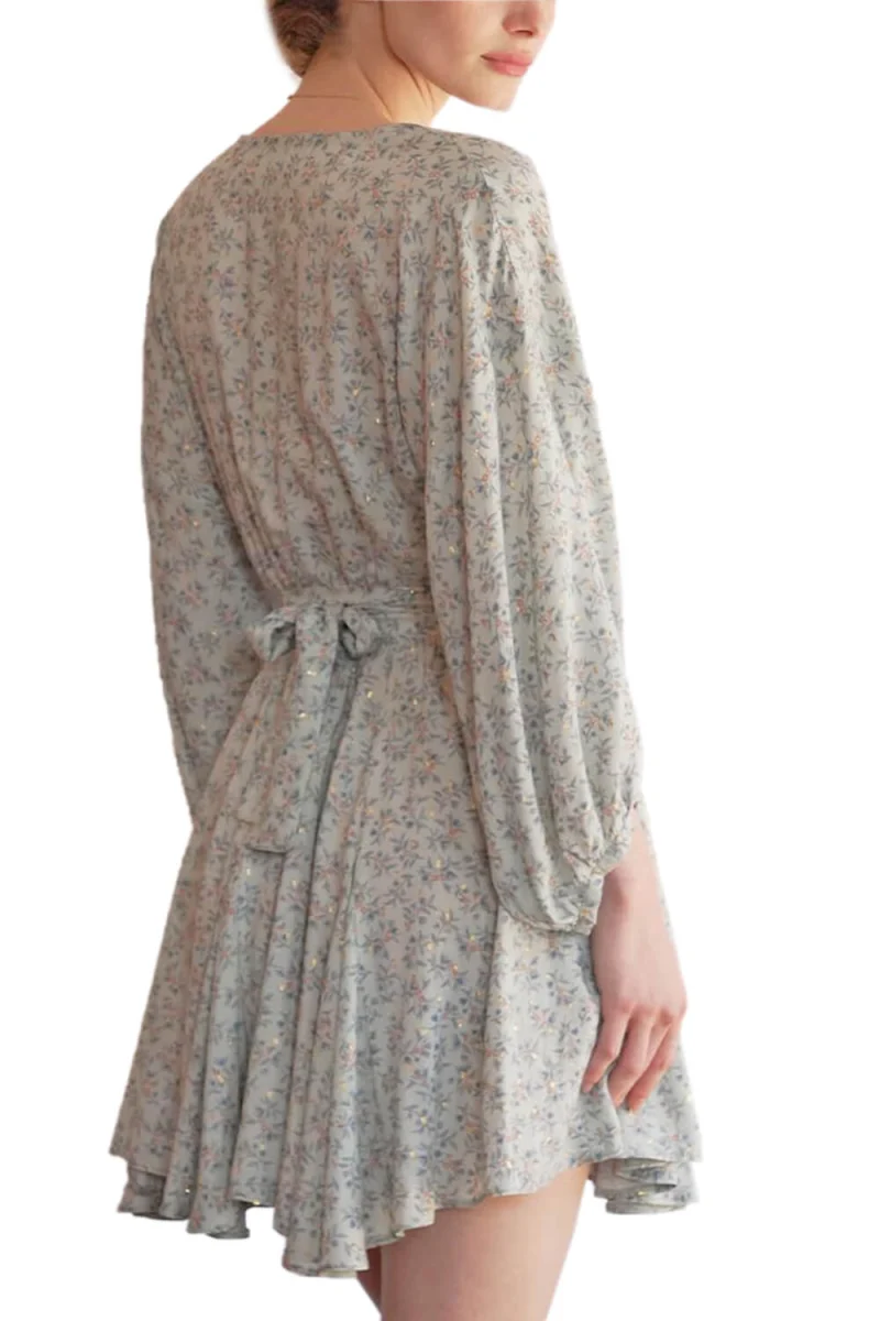 Dress Pierris dress light blue 080971 — снимка 2