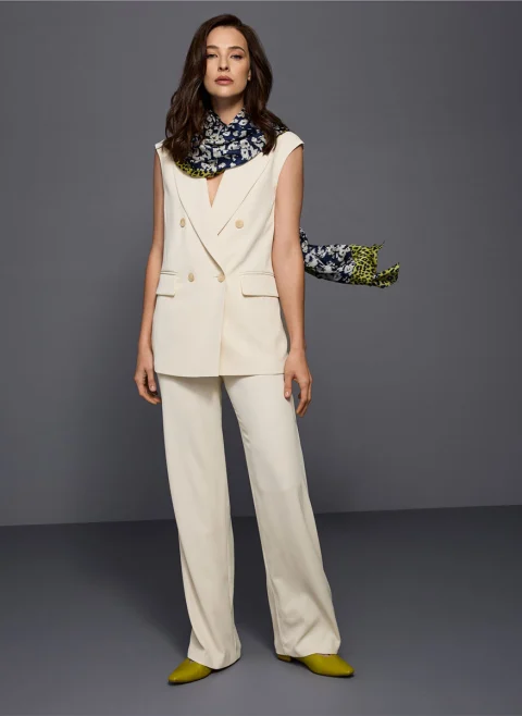 Панталон с връзки 'Washington' Marc Cain Collections — снимка 8