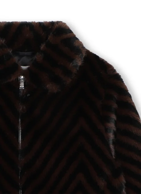 Яке 'Fun Fur' Lanvin Kids — снимка 4