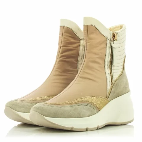 Дамски Спортни Боти CARLO FABIANI – 23901 CREMA COMBI — снимка 3
