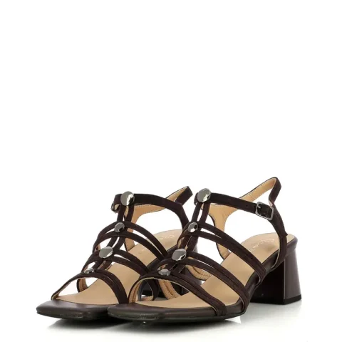 Дамски Сандали На Ток CARLO FABIANI – 5L149 BROWN — снимка 3
