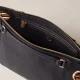 Дамска черна чанта London Shoulder Small BORBONESE — снимка 5