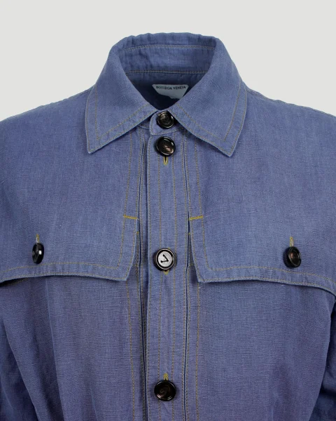 Belted Shirt Dress — снимка 2