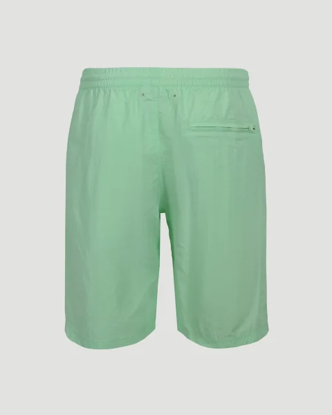 Mid-Length Classic Swim Shorts in Green — снимка 4