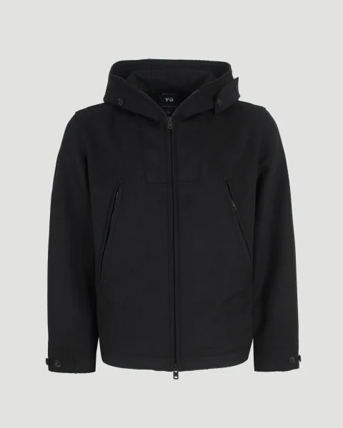 Melton Jacket in Black