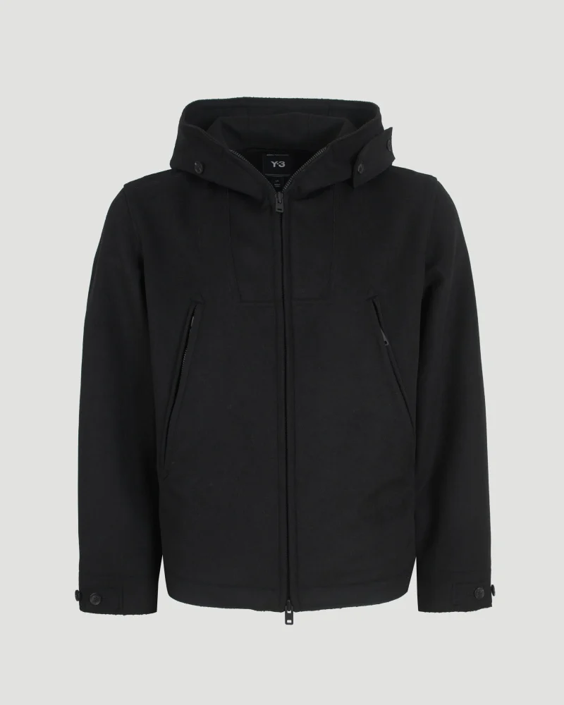 Melton Jacket in Black