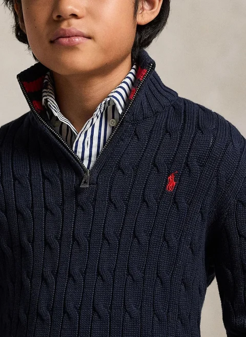 Пуловер 'Cable-Knit' Ralph Lauren Kids 8-14 — снимка 2