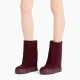 Дамски боти бордо Double Face Casadei — снимка 5