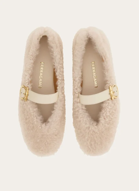 Балерини от вълна Ferragamo — снимка 3