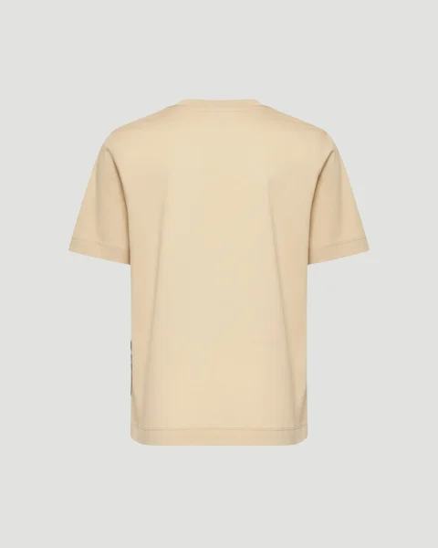 Check Label Cotton T-Shirt — снимка 2