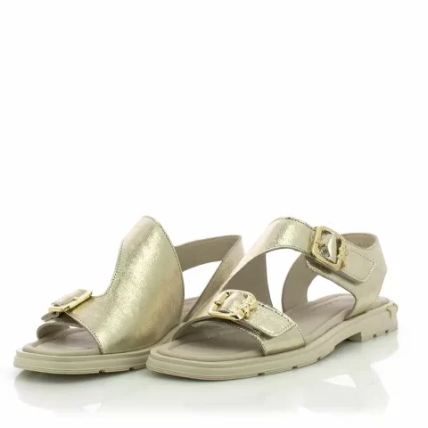 Дамски Равни Сандали CARLO FABIANI – 034-401 GOLD — снимка 3