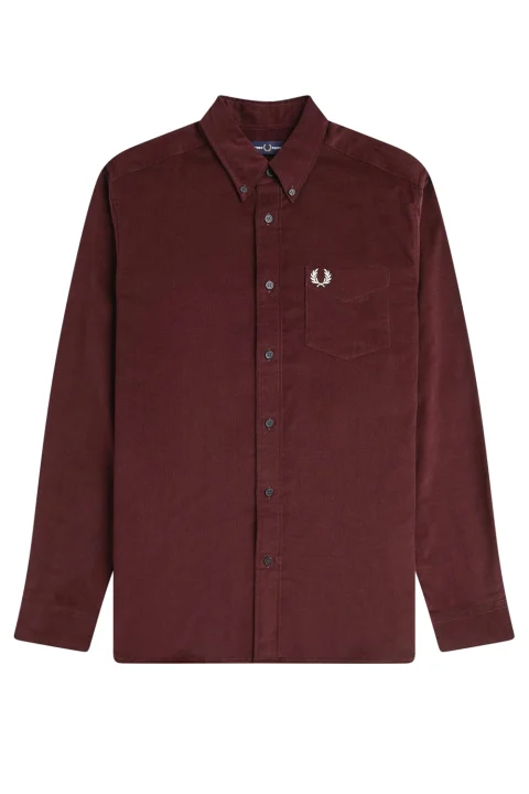 Риза Needle Cord M1737 597 oxblood
