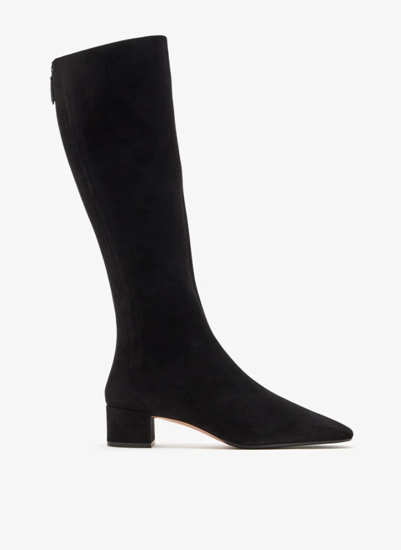 Велурени ботуши 'Saint Honore' Aquazzura