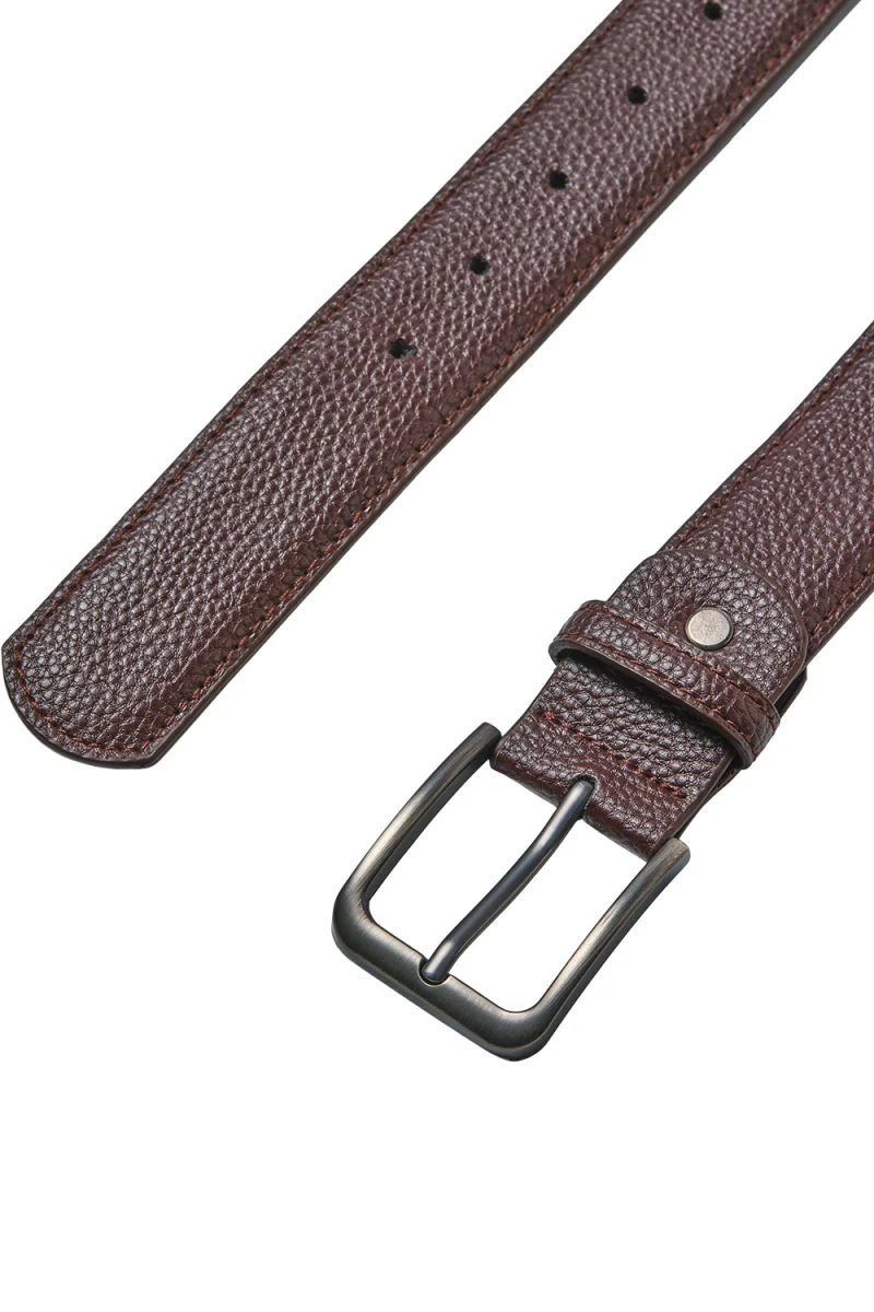 Колан Jacmax 12298097 19-1322 TCX brown stone — снимка 2