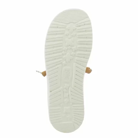 Дамски Ежедневни HEY DUDE – 40753-100 WENDY HEATHERED WHITE — снимка 4
