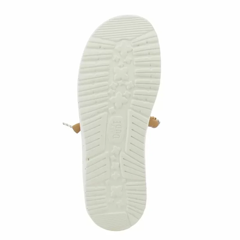 Дамски Ежедневни HEY DUDE – 40753-100 WENDY HEATHERED WHITE — снимка 4