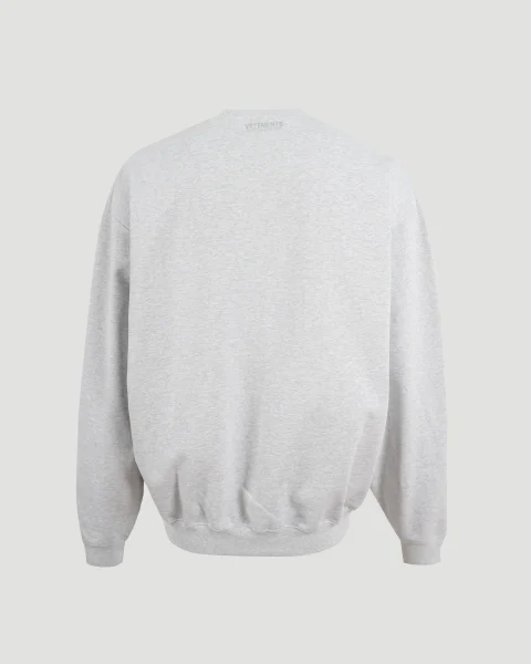 Oversized Sweatshirt with Logo in Grey — снимка 4
