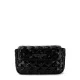 Дамска черна чанта с пайети Agnes Sequin Ermanno Firenze — снимка 2