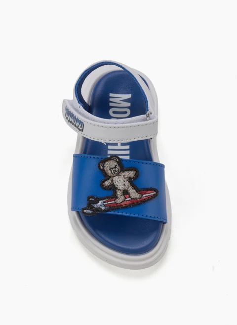 Сандали 'Teddy Patch' Moschino Kids — снимка 5