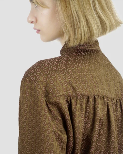 Dress in Medallion Jacquard — снимка 3