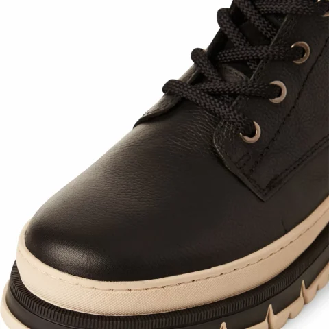 Дамски Равни Боти TAMARIS – 1-25200-45-003 BLACK LEATHER — снимка 4