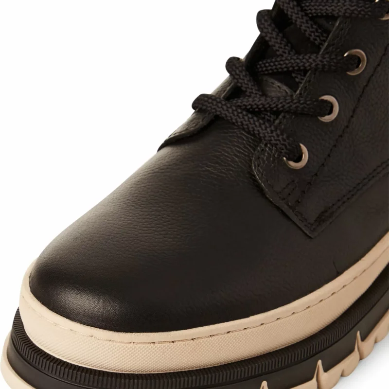 Дамски Равни Боти TAMARIS – 1-25200-45-003 BLACK LEATHER — снимка 4