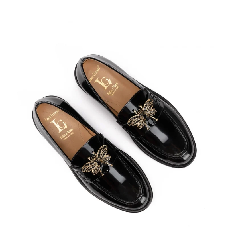 Дамски мокасини лак Luca Grossi — снимка 7