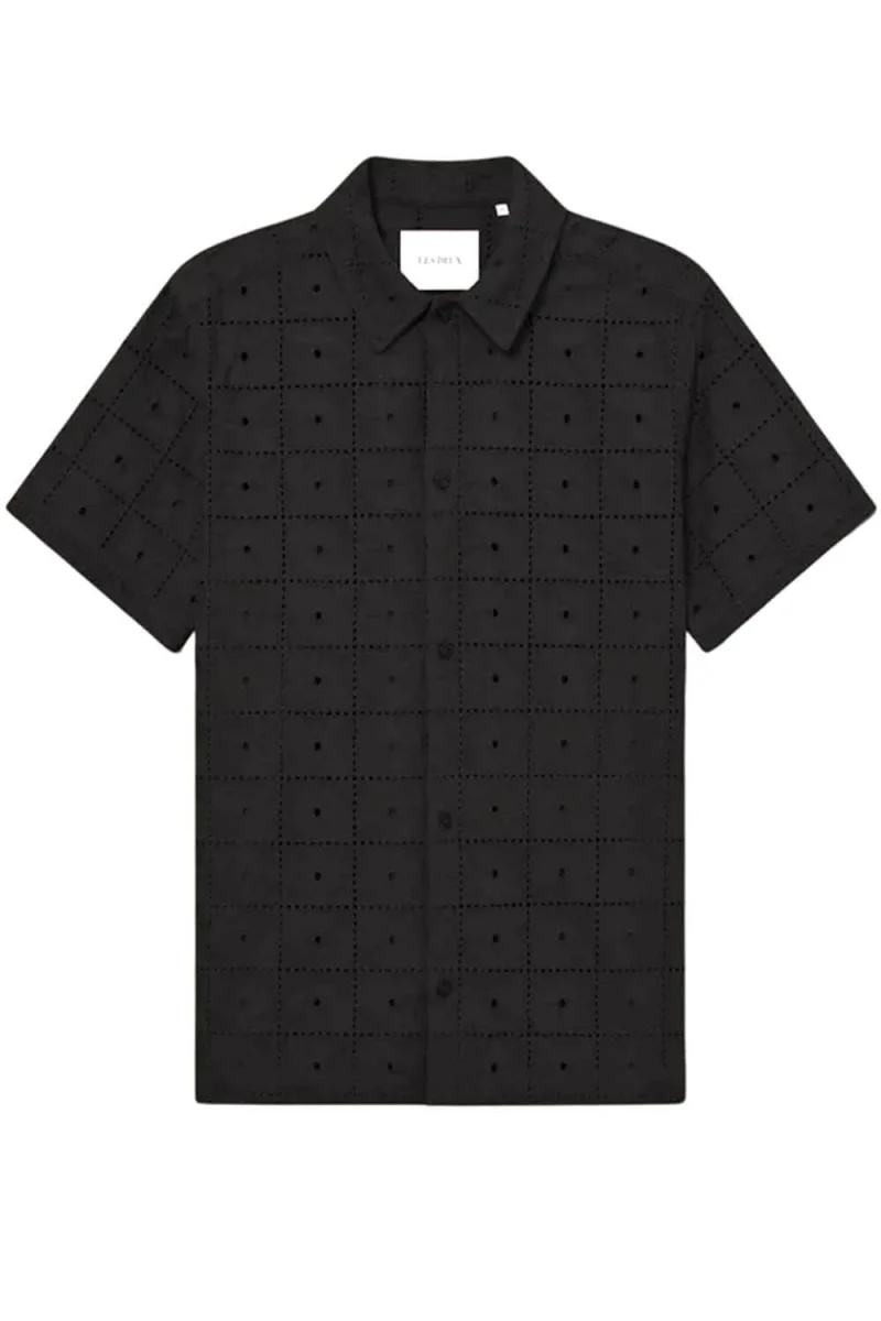Риза Hector Anglaise Ss LDM401099 100100-black