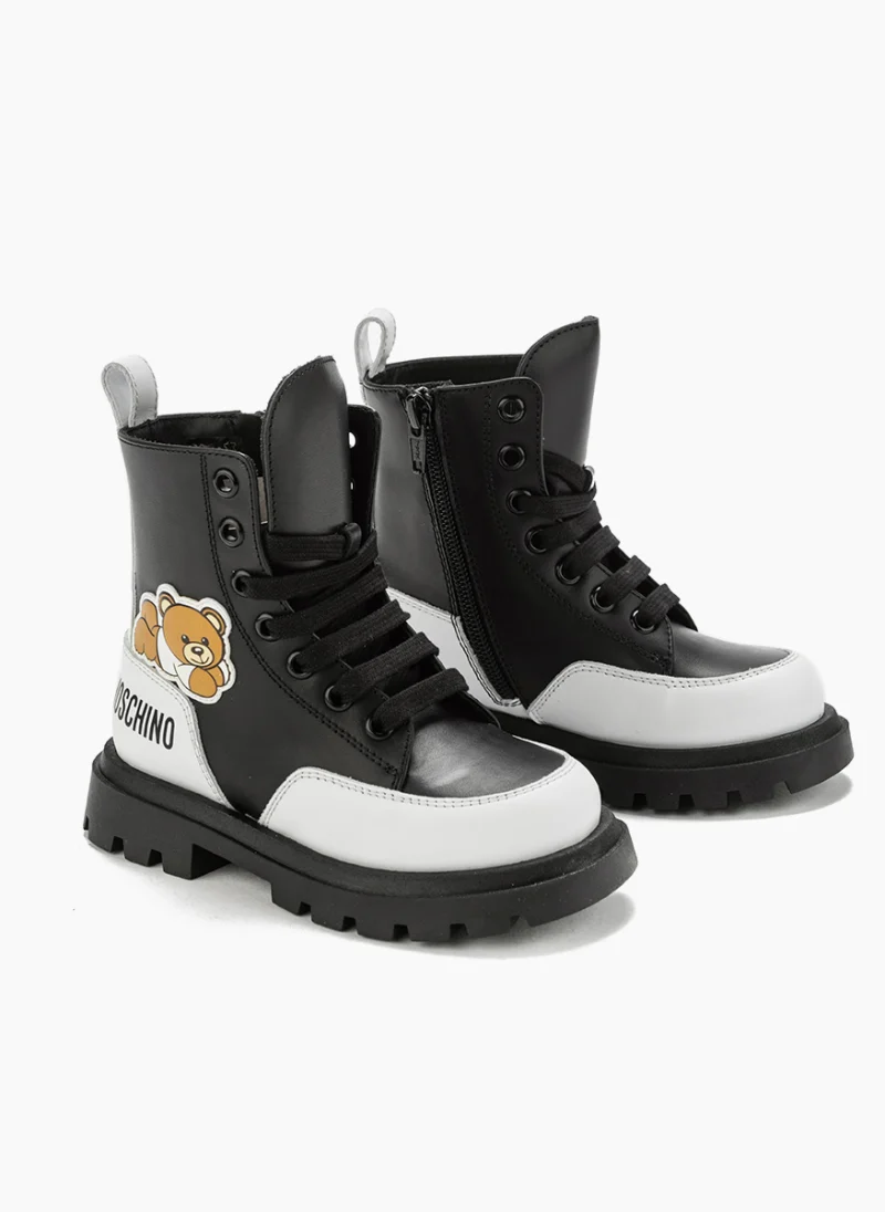 Боти с 'Teddy bear" апликация Moschino Kids — снимка 2