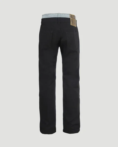 Layered Jeans in Blue and Grey — снимка 4