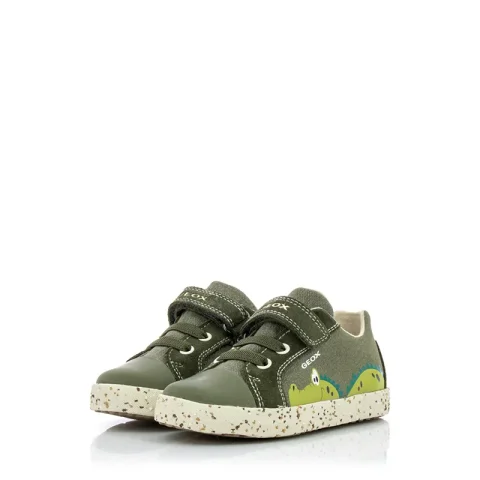 Сникърс Момчета GEOX – B25A7C 01022 B KILWI BOY DK GREEN — снимка 3