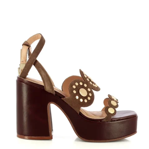 Дамски Сандали На Ток CECCONELLO – 2741004 RUST