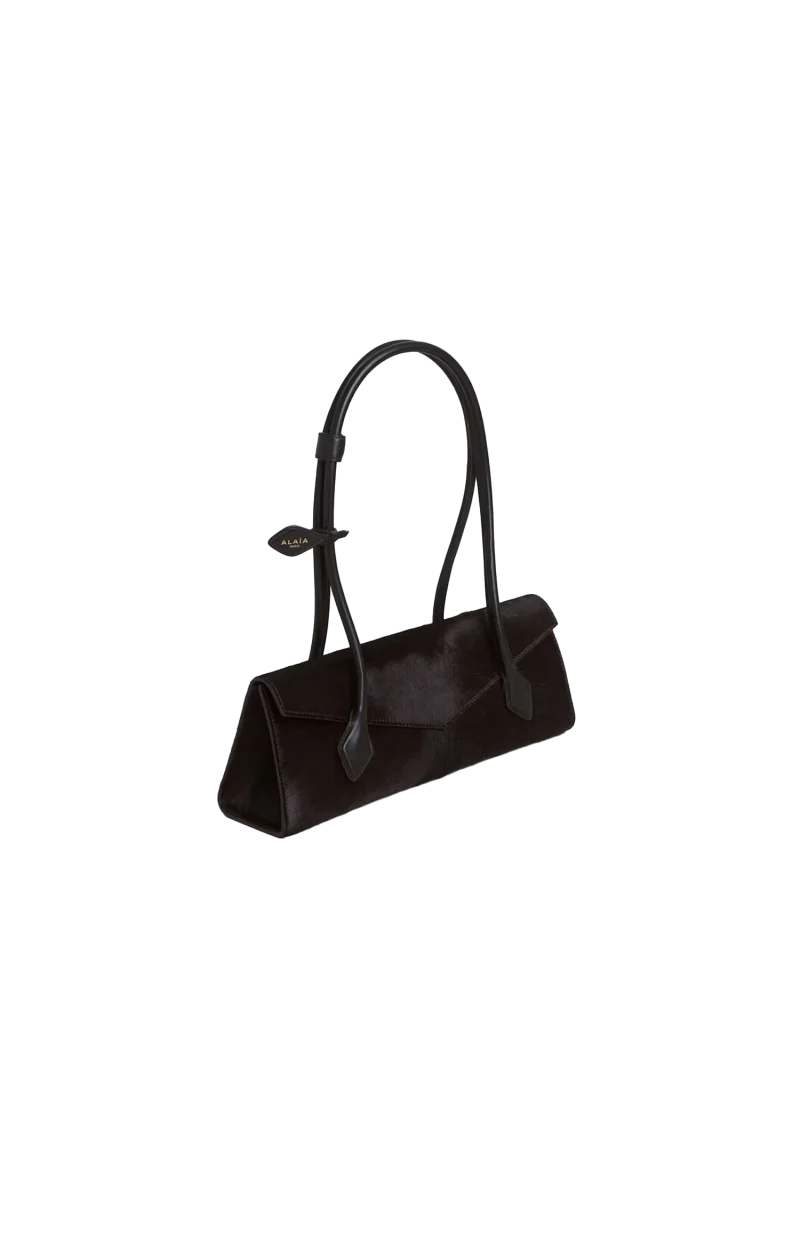 Le Teckel Flap Medium Bag in Haircalf — снимка 2