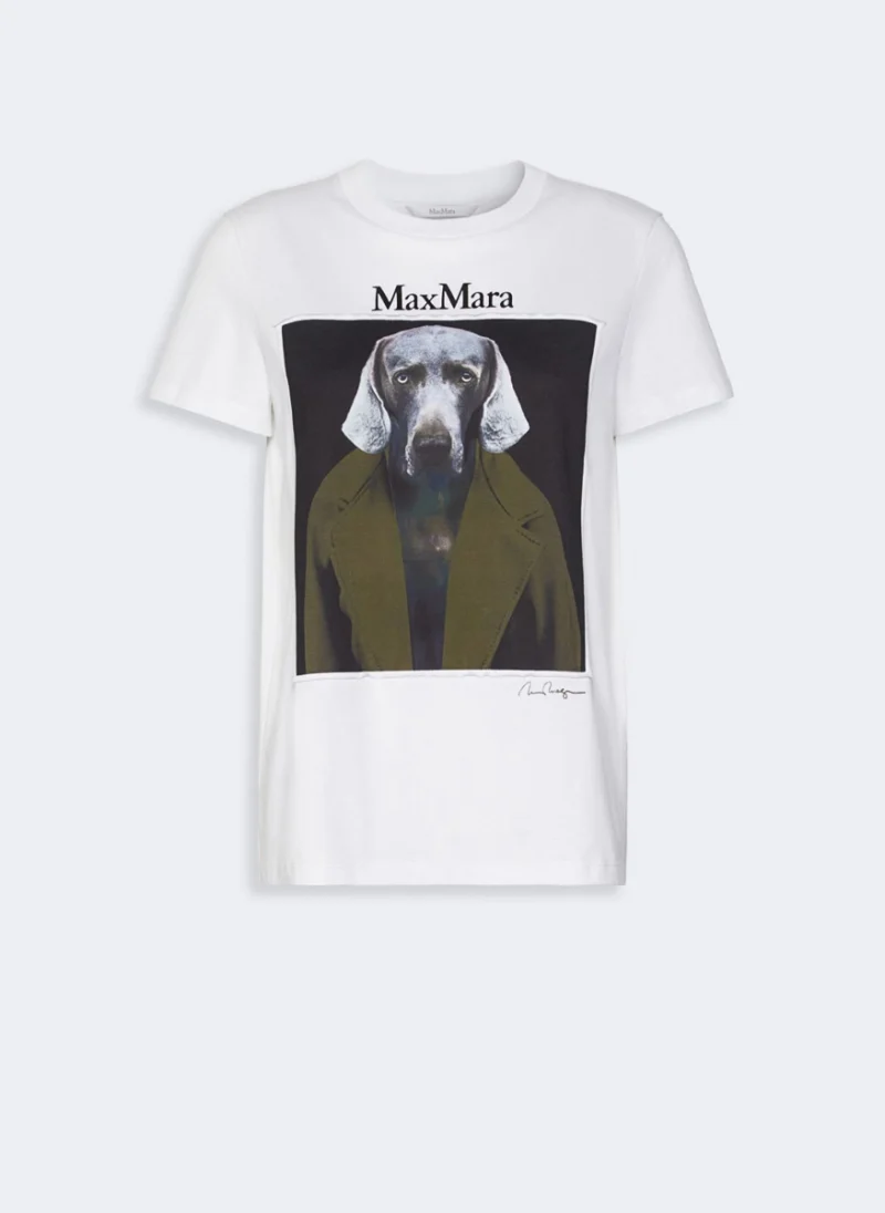 Тишърт с 'Iconic' принт Max Mara Mxmcalca