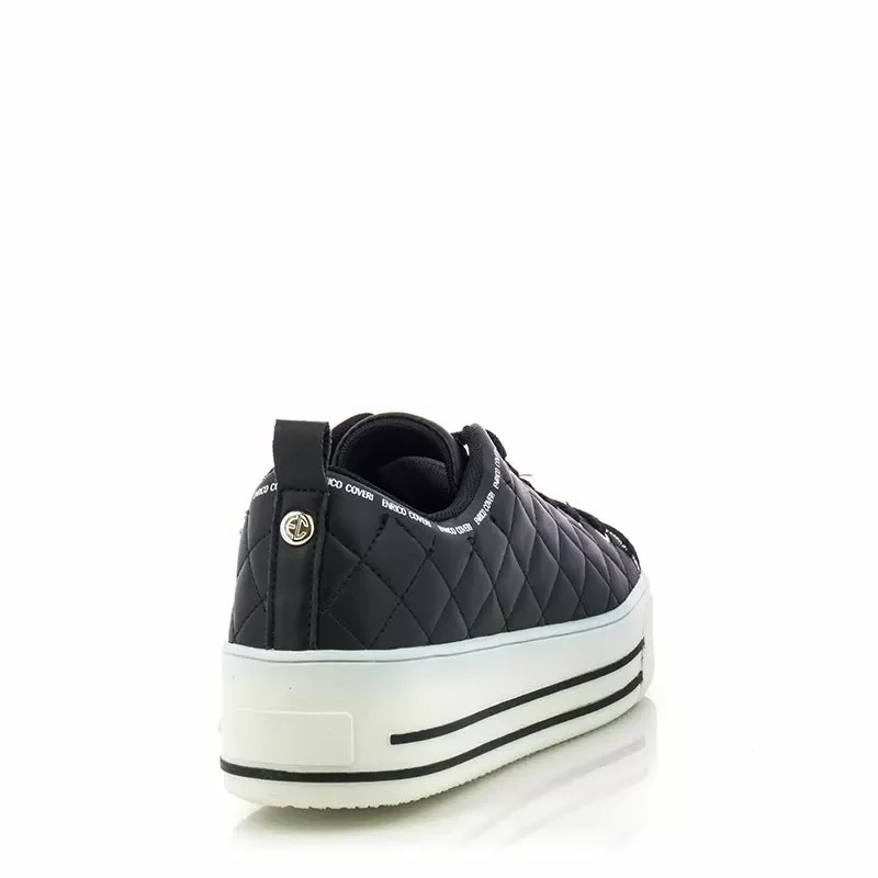 Дамски Сникърс ENRICO COVERI – ECW224217/02 -BLACK — снимка 2
