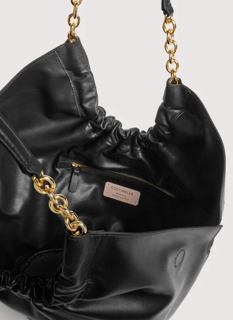 Чанта Coccinelle Smash Medium Noir — снимка 4