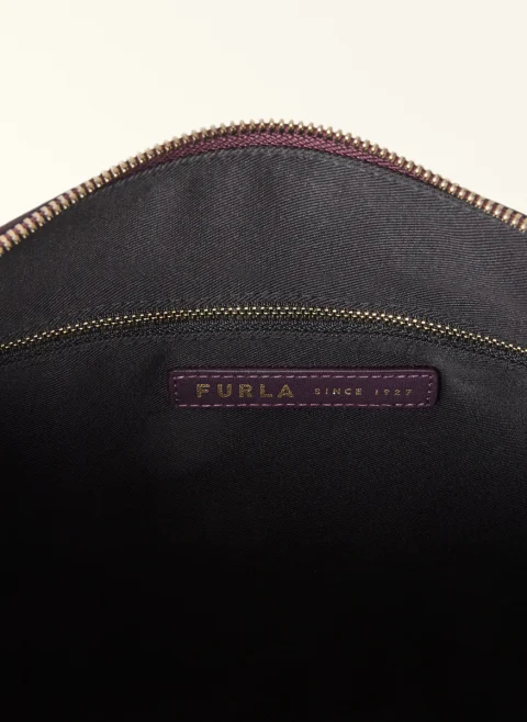 Кожена чанта Furla Debby Winter Bloom — снимка 4