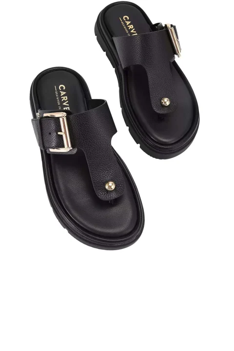 Сандали Pavilion T-Bar 4400200109 00-black — снимка 2