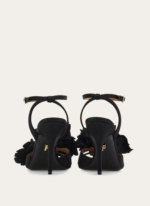 Сандали на ток `Flower` Ferragamo — снимка 6