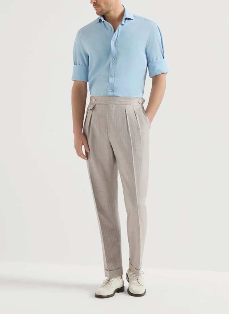 Панталон `Chevron` Brunello Cucinelli