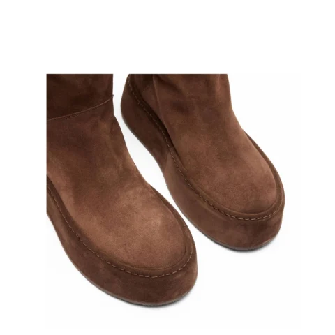 Дамски кафяви ботуши Casadei — снимка 8