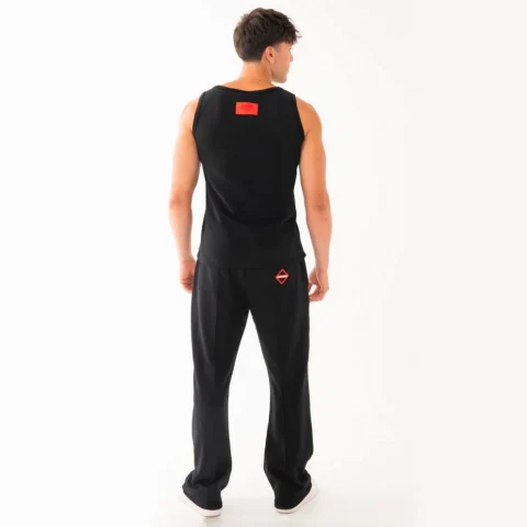 Памучен черен потник SPRAYGROUND — снимка 4