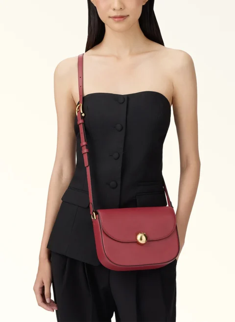 Crossbody чанта Furla Moonlight Ciliegia