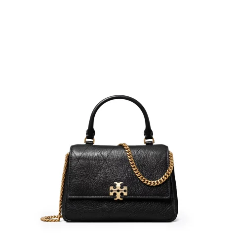 Дамска черна чанта Mini Charlie TORY BURCH — снимка 1