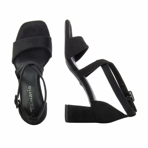 Дамски Сандали На Ток TAMARIS – 1-28310-42-001 BLACK — снимка 5