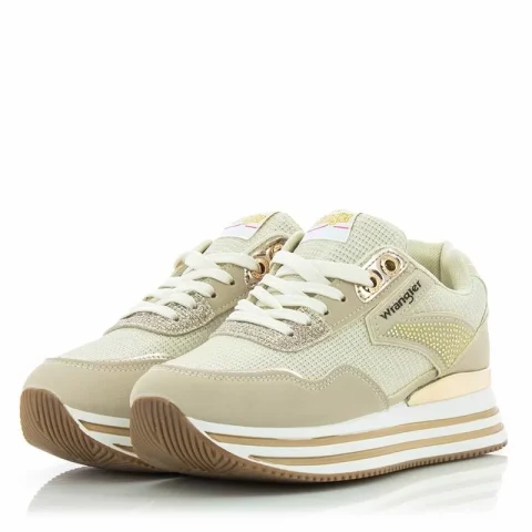 Дамски Сникърс WRANGLER – WL32720S -BEIGE — снимка 3