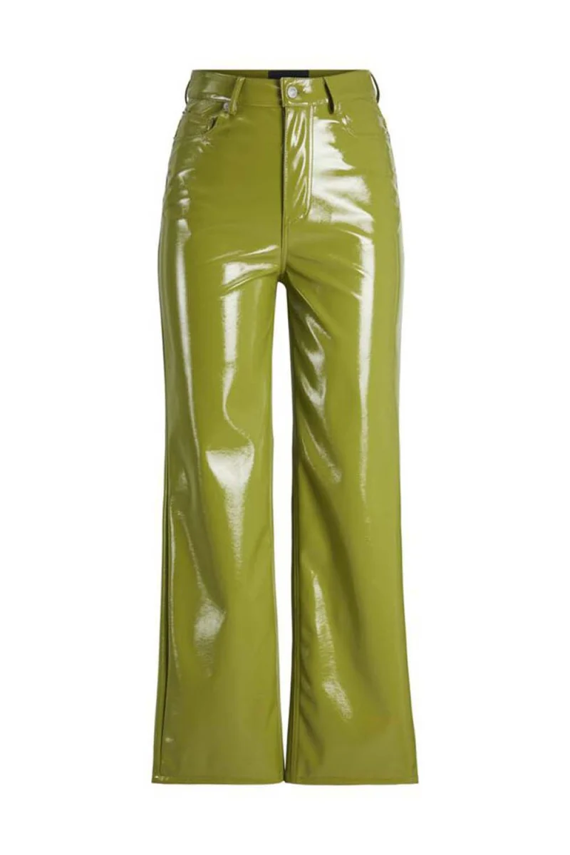 Панталони Jxkenya Hw Stra Faux Leat Pant Noos 12201557 18-0538 Woodbine/Shiny