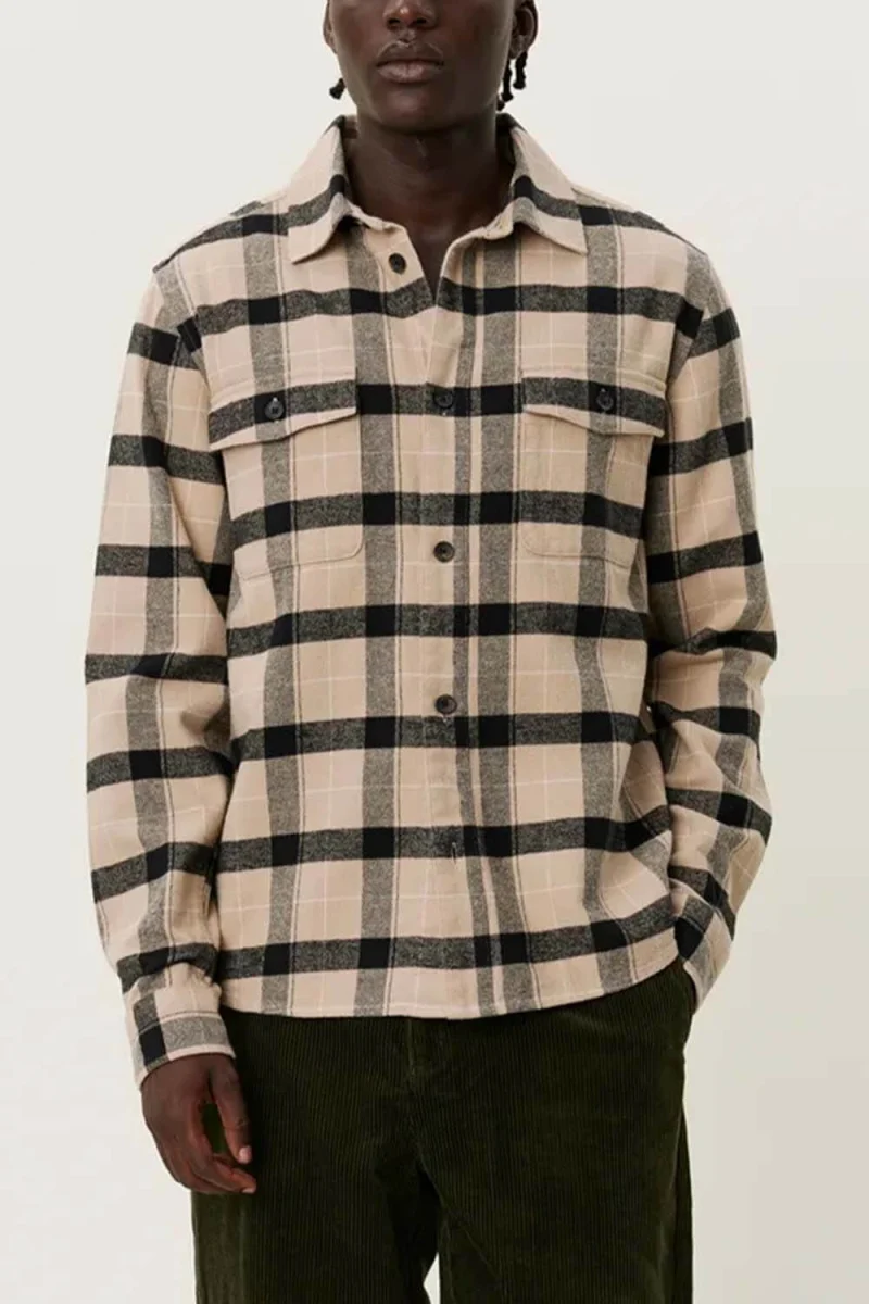 Риза Lennon Flannel Check Overshirt LDM410199 215528-ivory/rosin — снимка 2