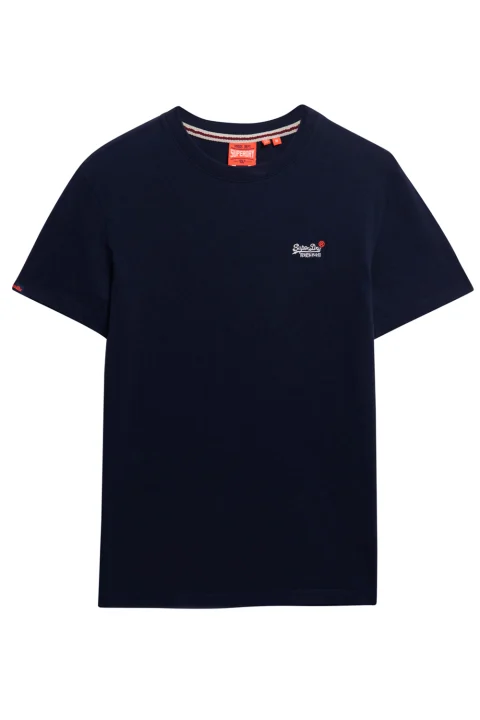 T-Shirt D1 Essential Contrast Emb M1012078B 98t eclipse navy