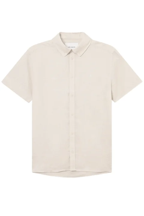 Риза Konrad Linen Ss 1000055 215-ivory